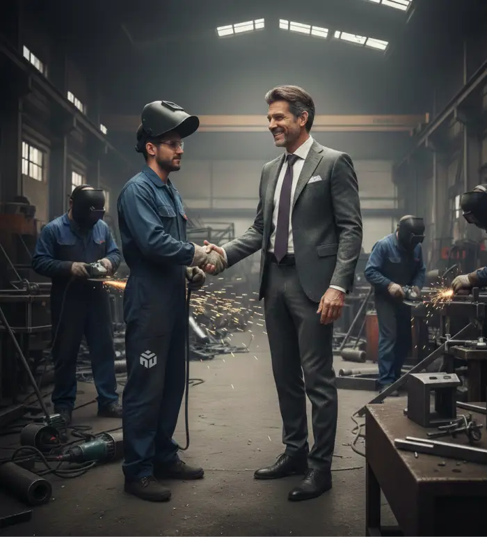 Carpenteria metallica smerigliatura